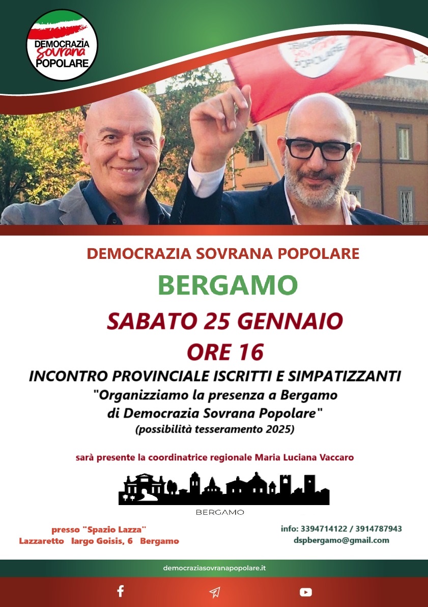 INCONTRO DELLA SEZIONE DI BERGAMO